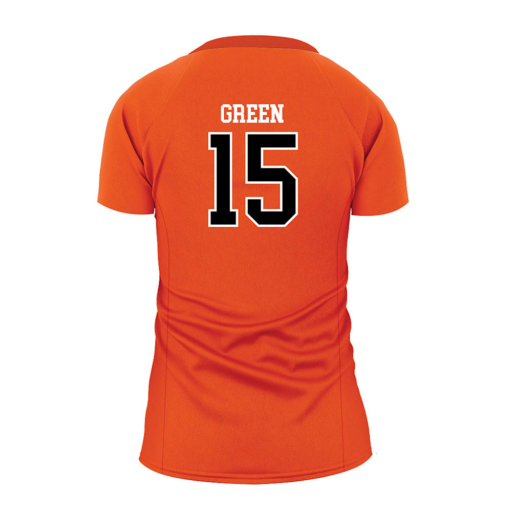 Oregon State - NCAA Women's Volleyball : Cheyenne Green - Orange Volleyball Jersey-1