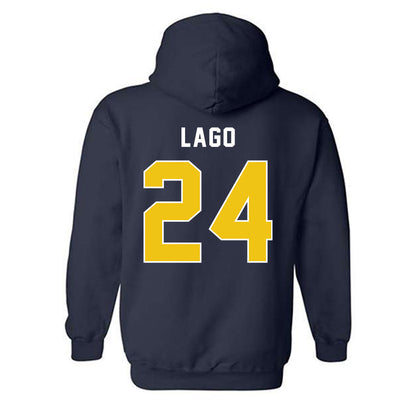 Neumann - NCAA Men's Lacrosse : Michael Lago - Classic Shersey Hooded Sweatshirt-1
