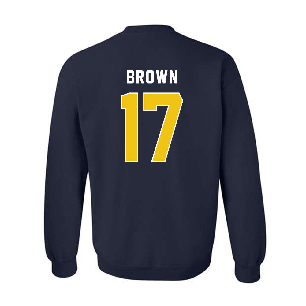 Neumann - NCAA Baseball : Max Brown - Classic Shersey Crewneck Sweatshirt-1