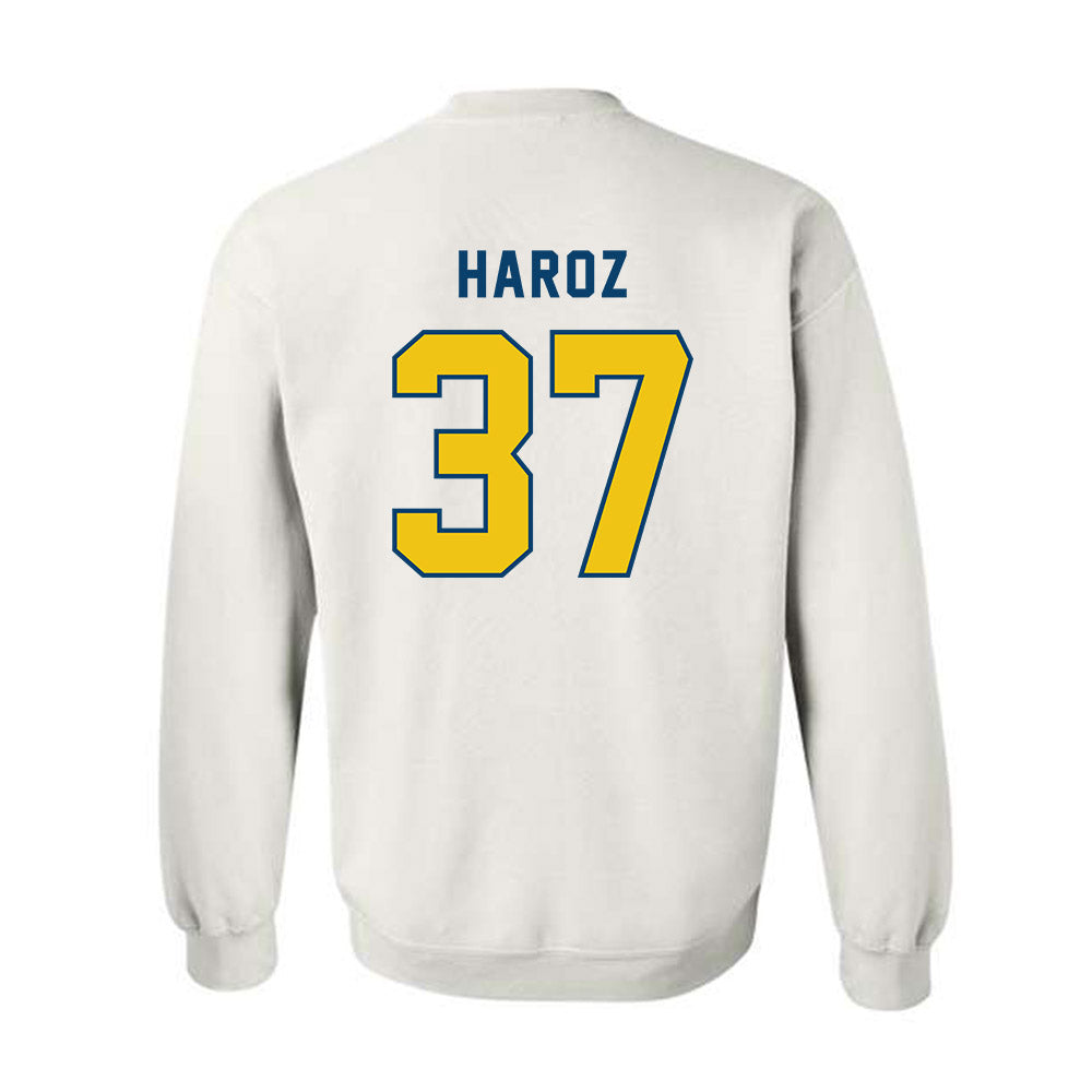 Neumann - NCAA Baseball : Justin Haroz - Classic Shersey Crewneck Sweatshirt-1