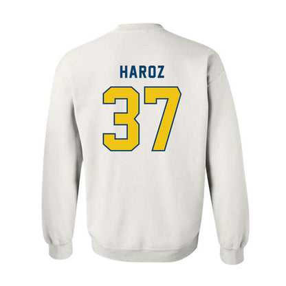 Neumann - NCAA Baseball : Justin Haroz - Classic Shersey Crewneck Sweatshirt-1