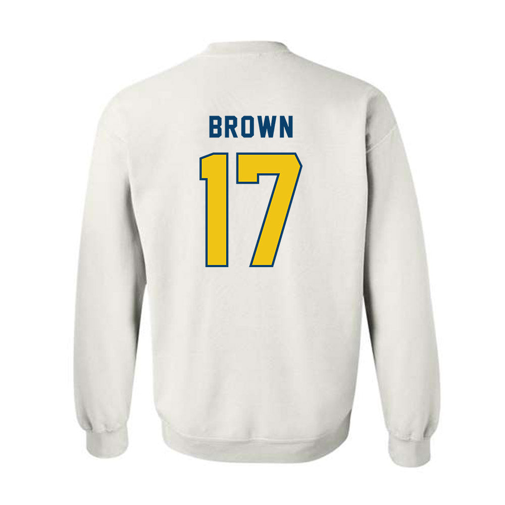 Neumann - NCAA Baseball : Max Brown - Classic Shersey Crewneck Sweatshirt-1
