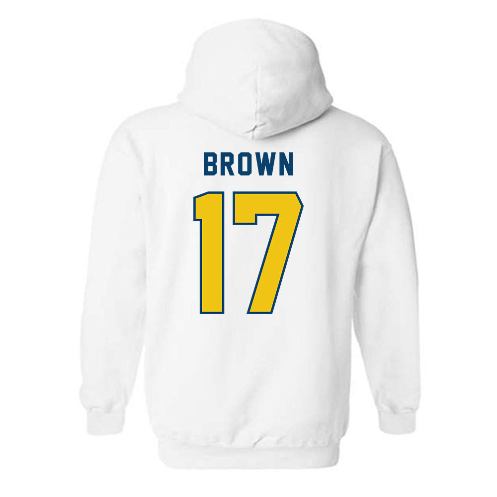 Neumann - NCAA Baseball : Max Brown - Classic Shersey Hooded Sweatshirt-1