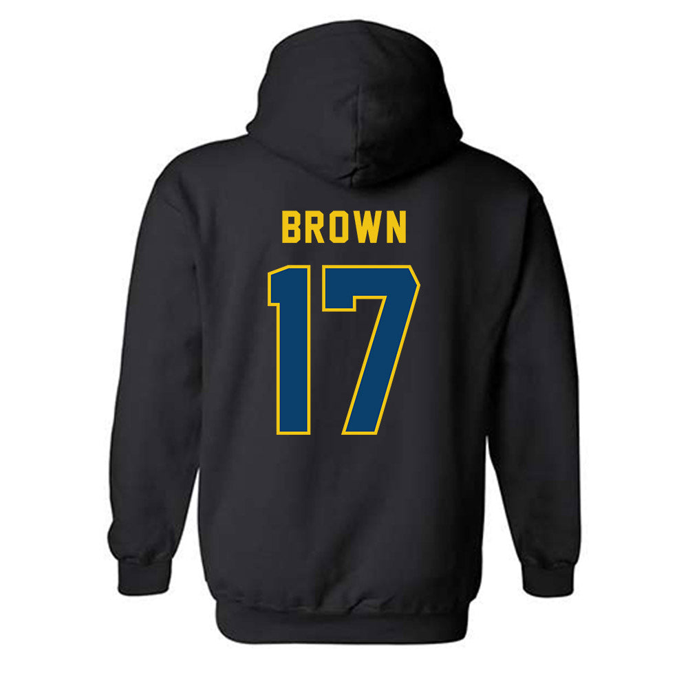 Neumann - NCAA Baseball : Max Brown - Classic Shersey Hooded Sweatshirt-1