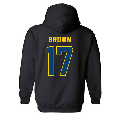 Neumann - NCAA Baseball : Max Brown - Classic Shersey Hooded Sweatshirt-1