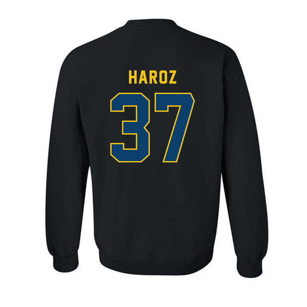 Neumann - NCAA Baseball : Justin Haroz - Classic Shersey Crewneck Sweatshirt-1