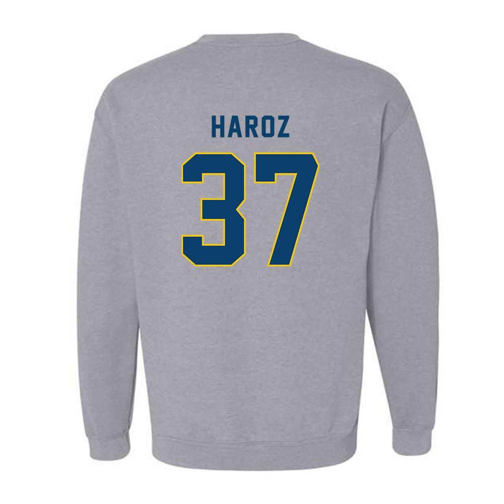 Neumann - NCAA Baseball : Justin Haroz - Classic Shersey Crewneck Sweatshirt-1