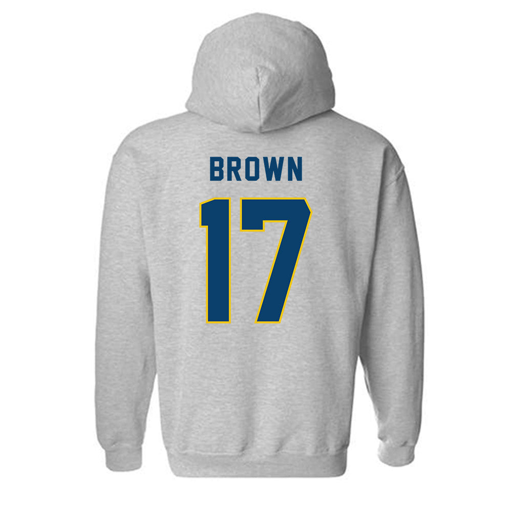 Neumann - NCAA Baseball : Max Brown - Classic Shersey Hooded Sweatshirt-1