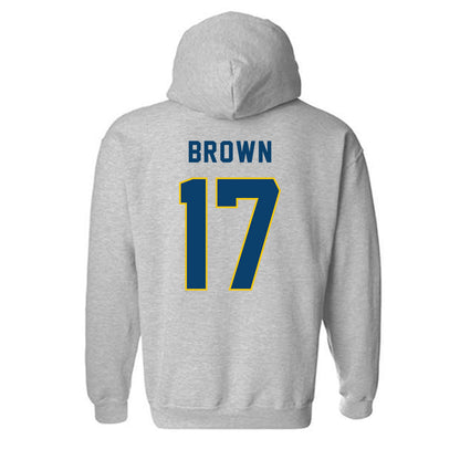Neumann - NCAA Baseball : Max Brown - Classic Shersey Hooded Sweatshirt-1