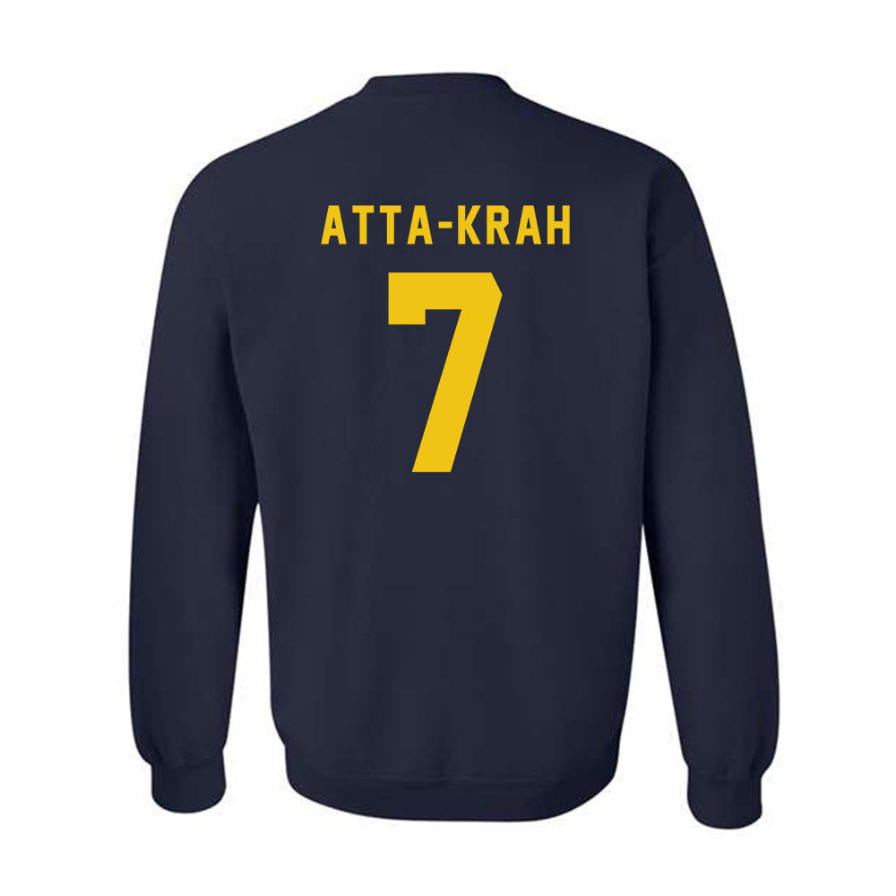 Neumann - NCAA Men's Soccer : Zion Atta-Krah - Classic Shersey Crewneck Sweatshirt-1