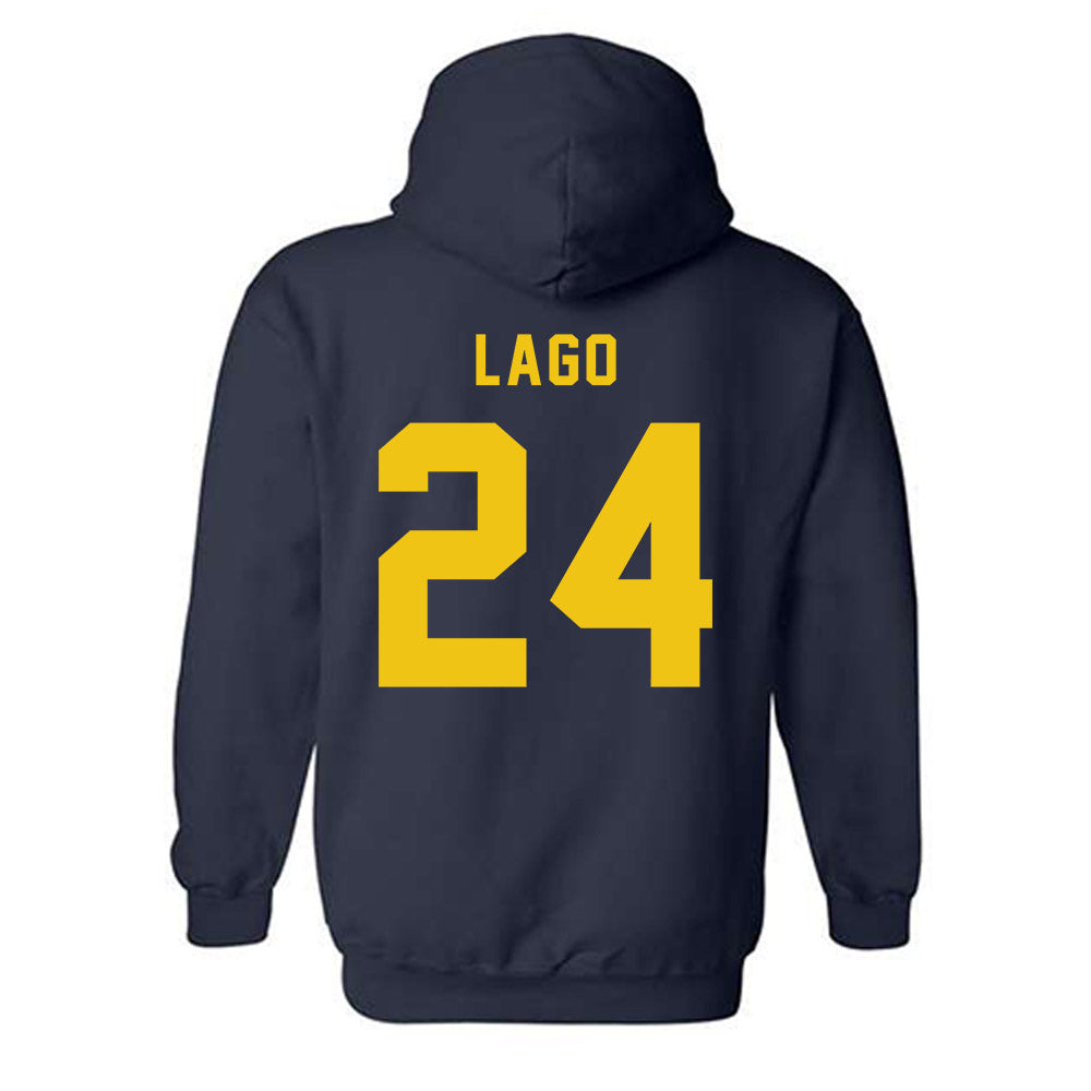 Neumann - NCAA Men's Lacrosse : Michael Lago - Classic Shersey Hooded Sweatshirt-1