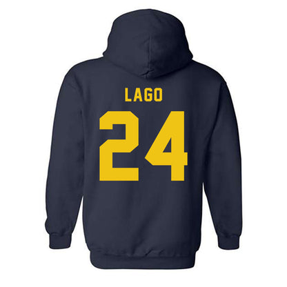 Neumann - NCAA Men's Lacrosse : Michael Lago - Classic Shersey Hooded Sweatshirt-1