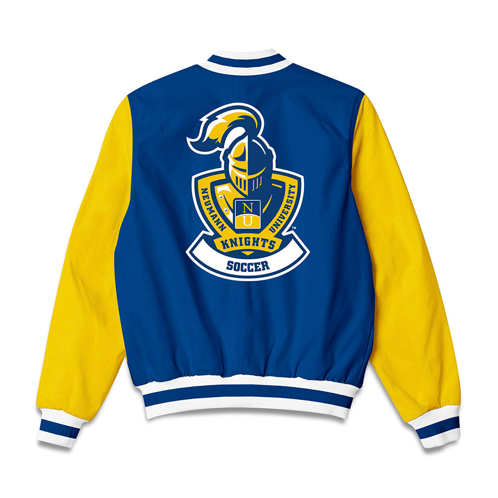 Neumann - NCAA Men's Soccer : Zion Atta-Krah - Bomber Jacket-3