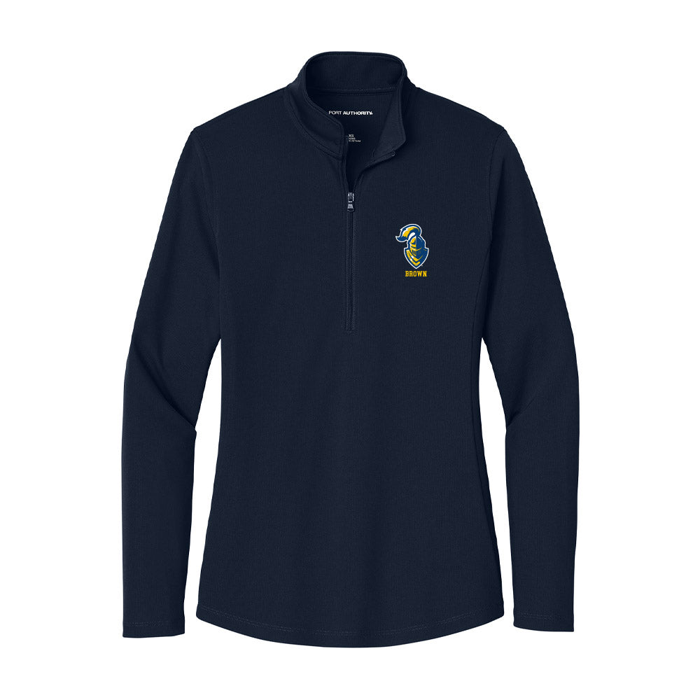 Neumann - NCAA Baseball : Max Brown - Women's Lightweight Quarter Zip Jacket-0