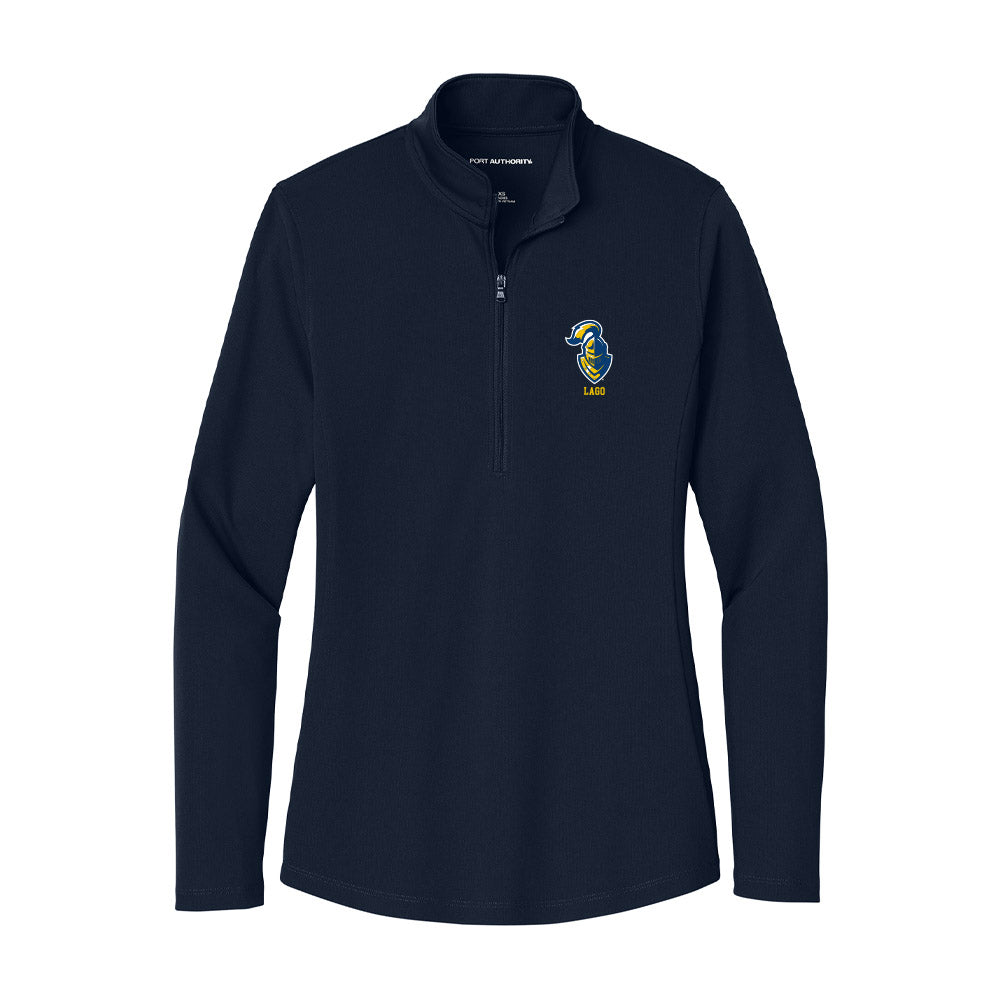 Neumann - NCAA Men's Lacrosse : Michael Lago - Women's Lightweight Quarter Zip Jacket-0