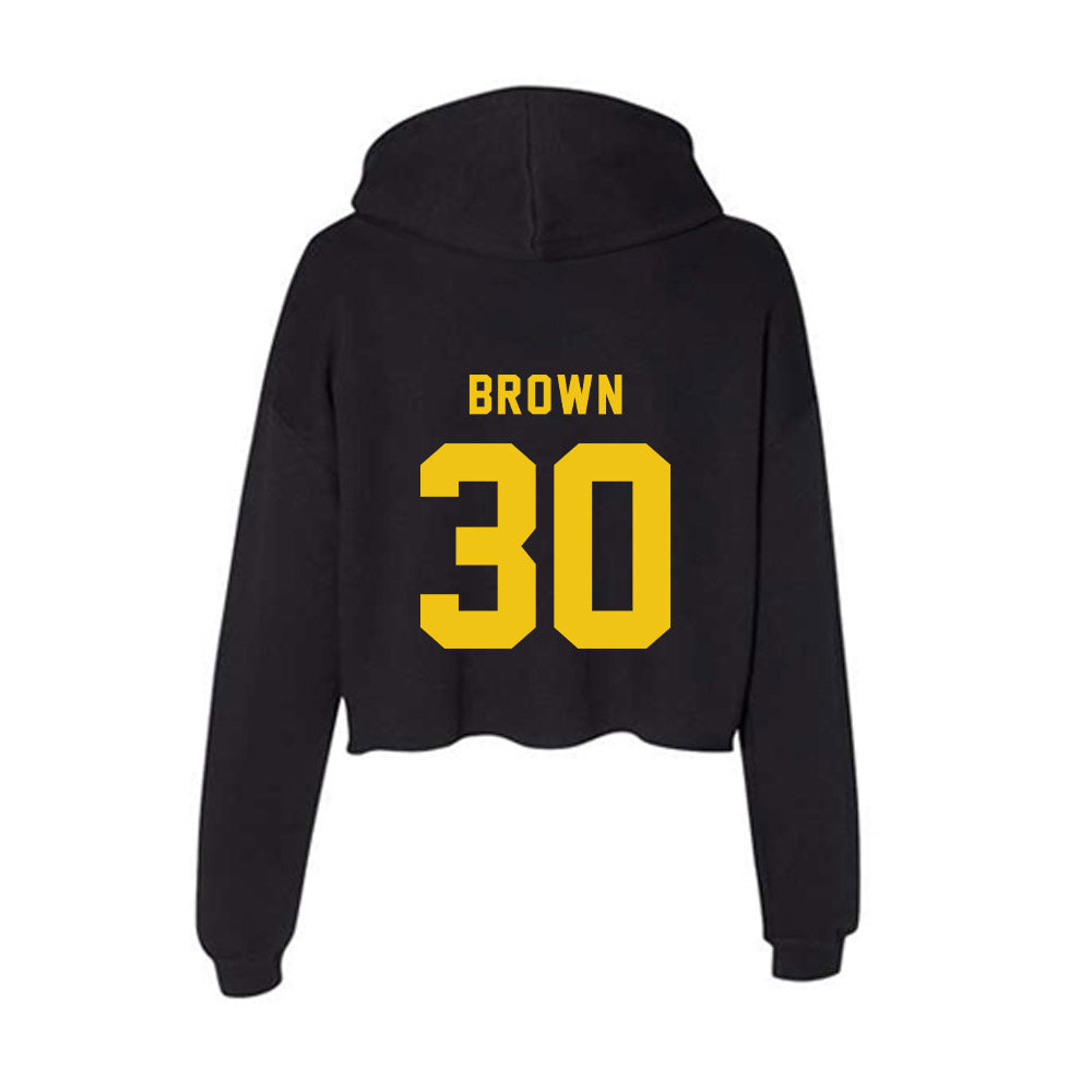 Neumann - NCAA Women's Soccer : Dylan Brown - Women's Crop Fleece Hoodie-1