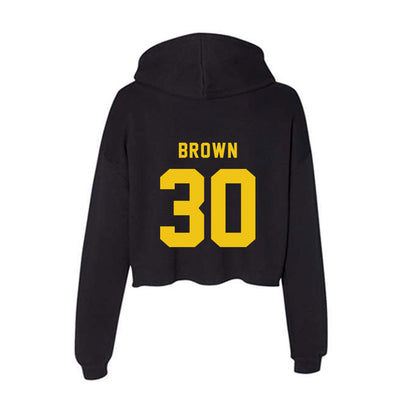 Neumann - NCAA Women's Soccer : Dylan Brown - Women's Crop Fleece Hoodie-1