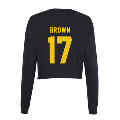 Neumann - NCAA Baseball : Max Brown - Women's Cropped Crew Fleece-1