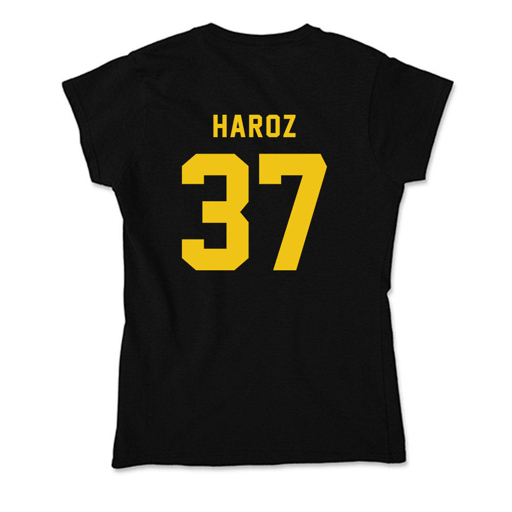 Neumann - NCAA Baseball : Justin Haroz - Soft Style Women’s T-Shirt-1