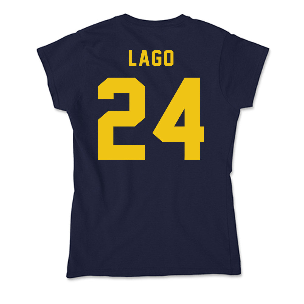 Neumann - NCAA Men's Lacrosse : Michael Lago - Soft Style Women’s T-Shirt-1