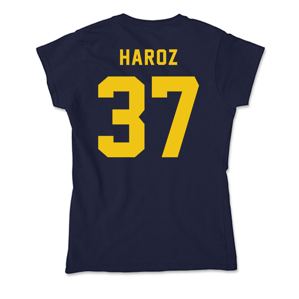 Neumann - NCAA Baseball : Justin Haroz - Soft Style Women’s T-Shirt-1