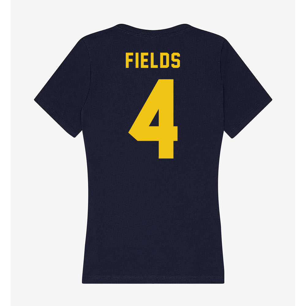 Neumann - NCAA Baseball : Brayden Fields - Women's V-Neck T-Shirt-1