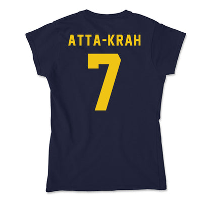 Neumann - NCAA Men's Soccer : Zion Atta-Krah - Soft Style Women’s T-Shirt-1