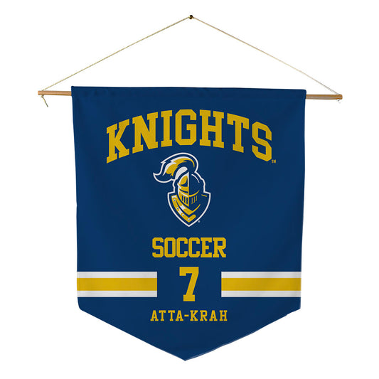 Neumann - NCAA Men's Soccer : Zion Atta-Krah - Pennant - 18" x 21"-0