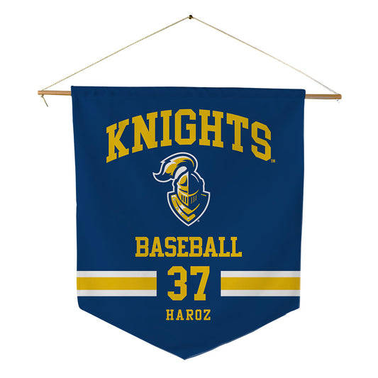 Neumann - NCAA Baseball : Justin Haroz - Pennant - 18" x 21"-0