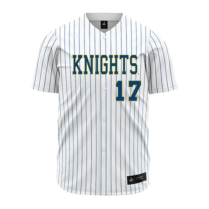 Neumann - NCAA Baseball : Max Brown - Pinstripe Jersey-0