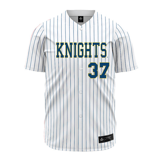 Neumann - NCAA Baseball : Justin Haroz - Pinstripe Jersey-0