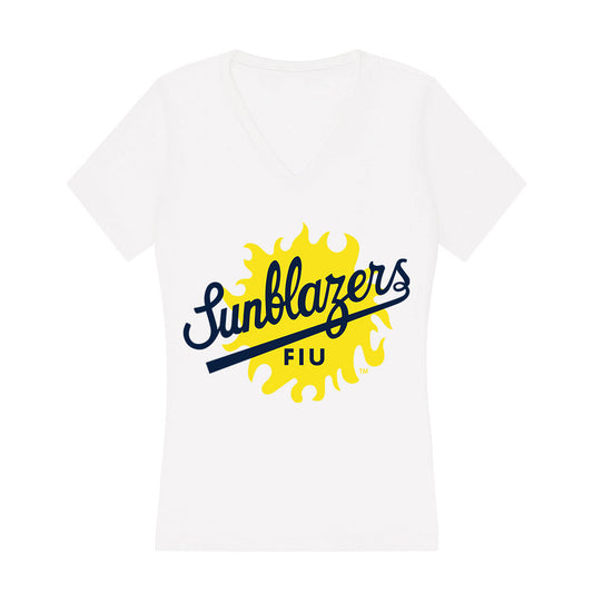 FIU - NCAA Football : Sunblazers v1 Women's V-Neck T-Shirt-0