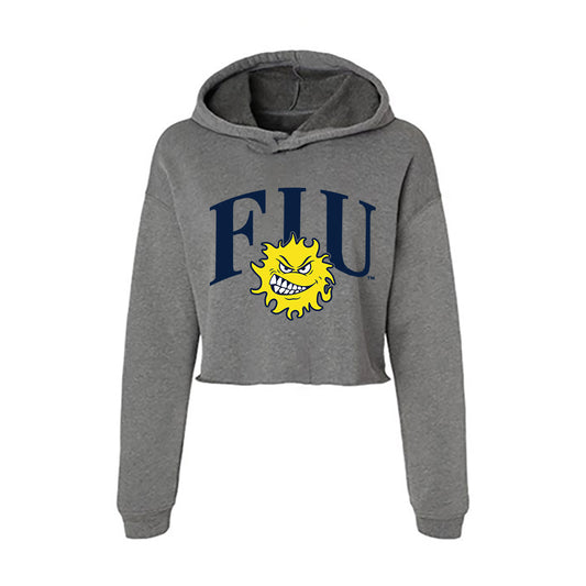 FIU - NCAA Football : Sunblazers v2 Women's Crop Fleece Hoodie-0