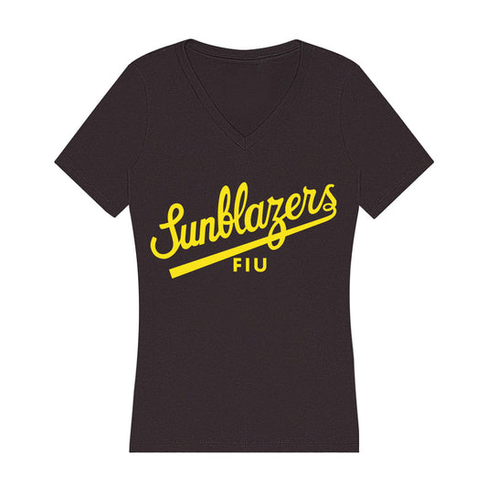 FIU - NCAA Football : Sunblazers v3 Women's V-Neck T-Shirt-0