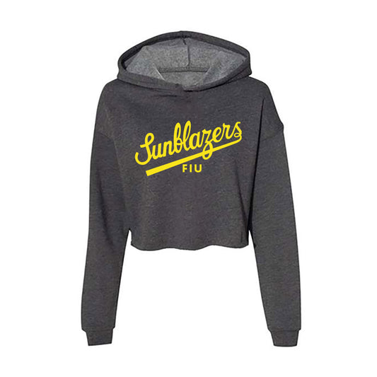 FIU - NCAA Football : Sunblazers v3 Women's Crop Fleece Hoodie-0
