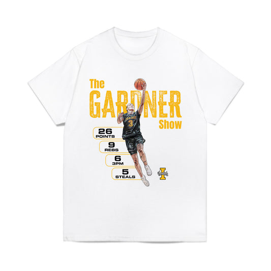 Idaho - NCAA Women's Basketball : Kyra Gardner - The Gardner Show Comfort Colors T-Shirt-0