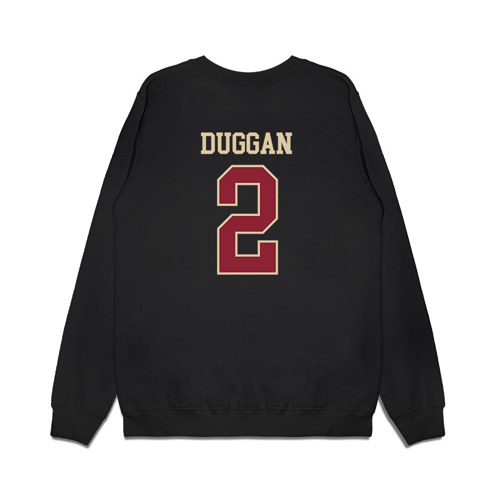 Boston College - NCAA Men's Basketball : Colby Duggan - Vintage Basketball Premium Crewneck Sweatshirt-1