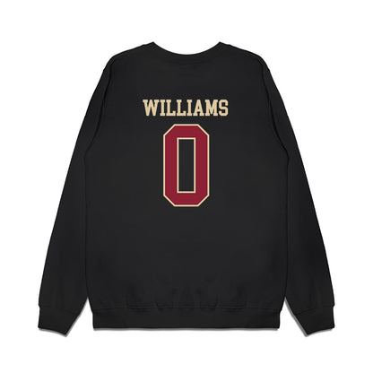 Boston College - NCAA Men's Basketball : Money Williams - Vintage Basketball Premium Crewneck Sweatshirt-1