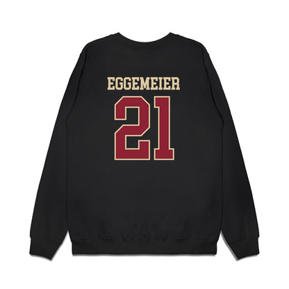 Boston College - NCAA Men's Basketball : Will Eggemeier - Vintage Basketball Premium Crewneck Sweatshirt-1