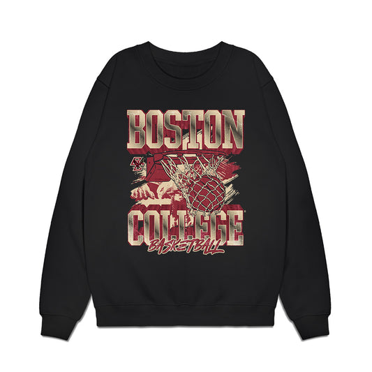 Boston College - NCAA Men's Basketball : Will Eggemeier - Vintage Basketball Premium Crewneck Sweatshirt-0