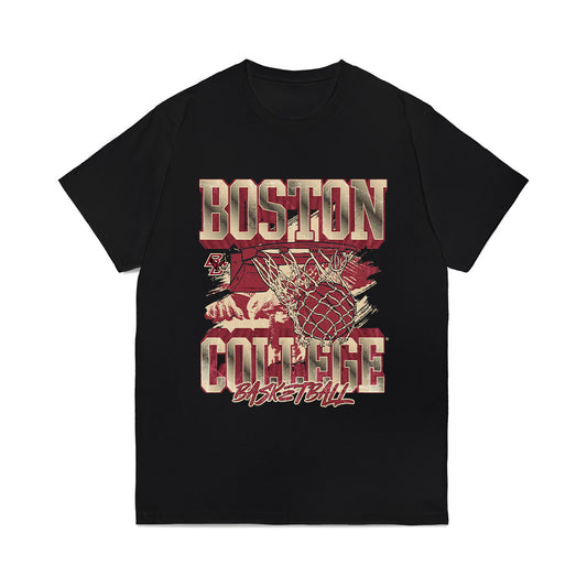 Boston College - NCAA Men's Basketball : Ernest Shelton - Vintage Basketball Comfort Colors T-Shirt-0