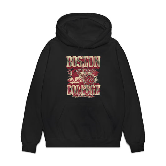 Boston College - NCAA Men's Basketball : Jack Bailey - Vintage Basketball Premium Hooded Sweatshirt-0