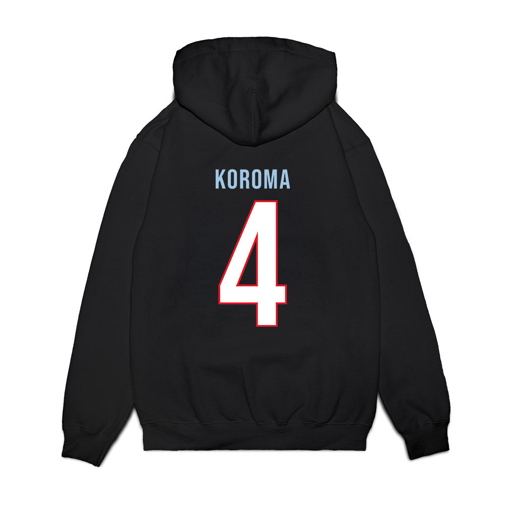 UConn - NCAA Men's Basketball : Dwayne Koroma - Vintage Shersey Premium Hooded Sweatshirt-1