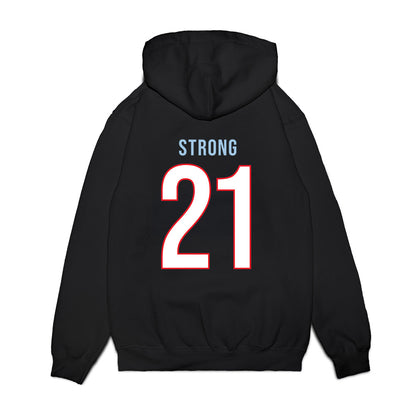 UConn - NCAA Women's Basketball : Sarah Strong - Vintage Shersey Premium Hooded Sweatshirt-1