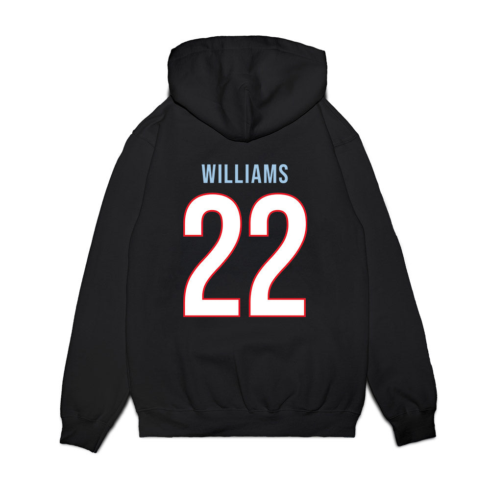 UConn - NCAA Women's Basketball : Serah Williams - Vintage Shersey Premium Hooded Sweatshirt-1
