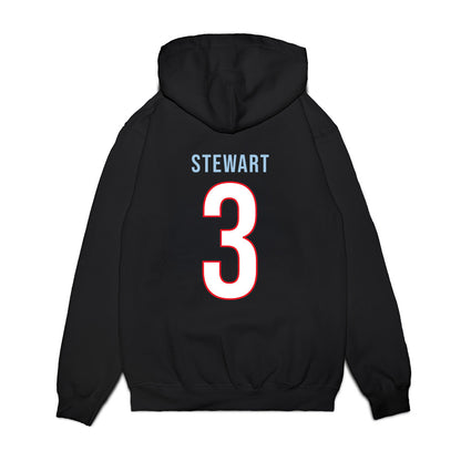UConn - NCAA Men's Basketball : Jaylin Stewart - Vintage Shersey Premium Hooded Sweatshirt-1