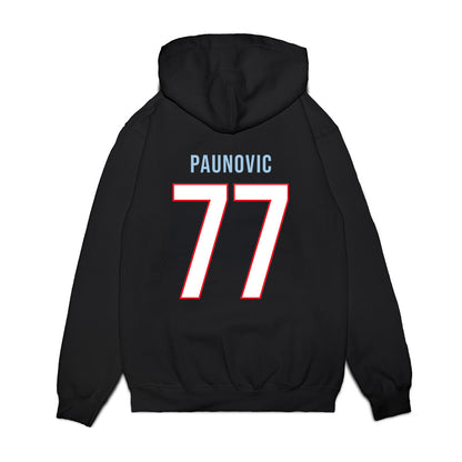 UConn - NCAA Men's Basketball : Uros Paunovic - Vintage Shersey Premium Hooded Sweatshirt-1