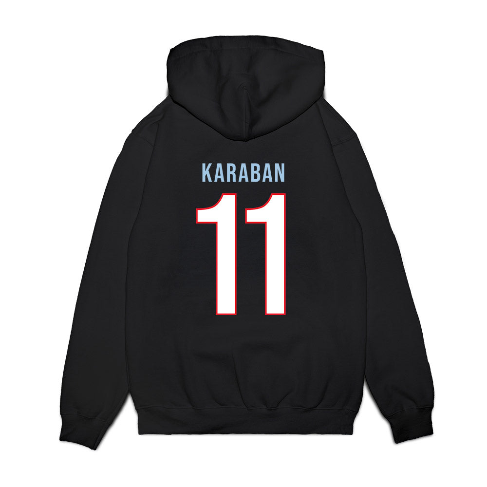 UConn - NCAA Men's Basketball : Alex Karaban - Vintage Shersey Premium Hooded Sweatshirt-1