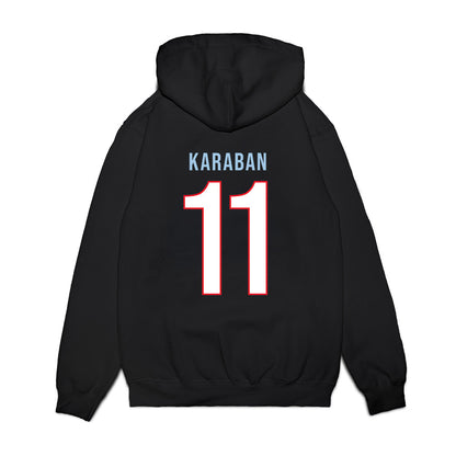 UConn - NCAA Men's Basketball : Alex Karaban - Vintage Shersey Premium Hooded Sweatshirt-1