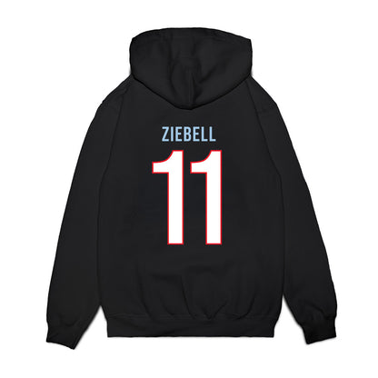 UConn - NCAA Women's Basketball : Allie Ziebell - Vintage Shersey Premium Hooded Sweatshirt-1